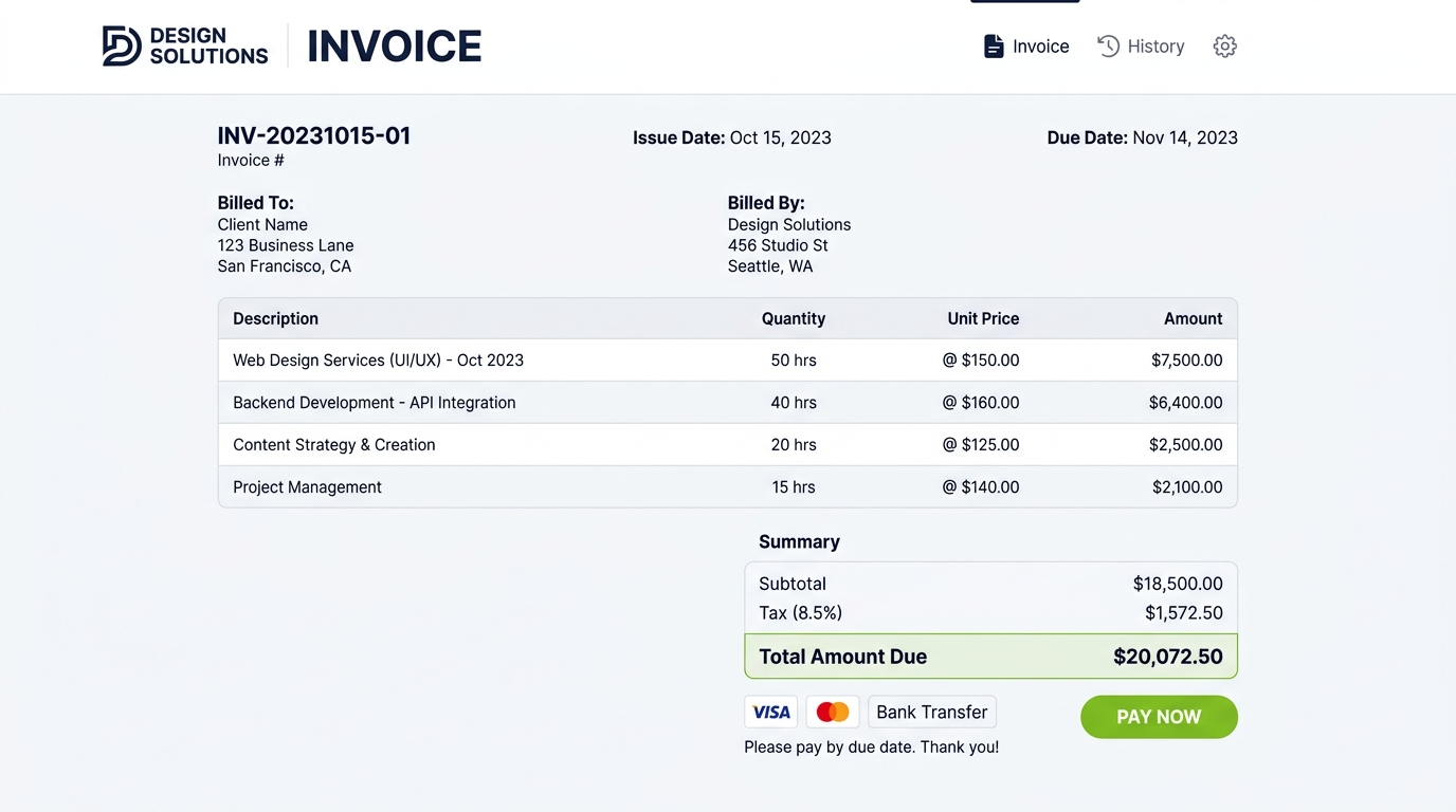 SeppFlow Digital Invoice